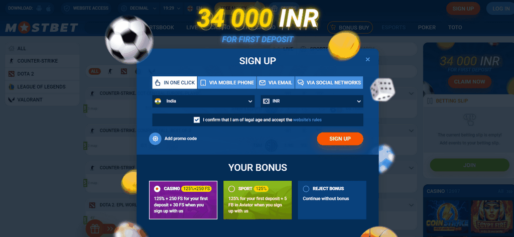 Exactly how to bet on sporting activities in Mostbet?